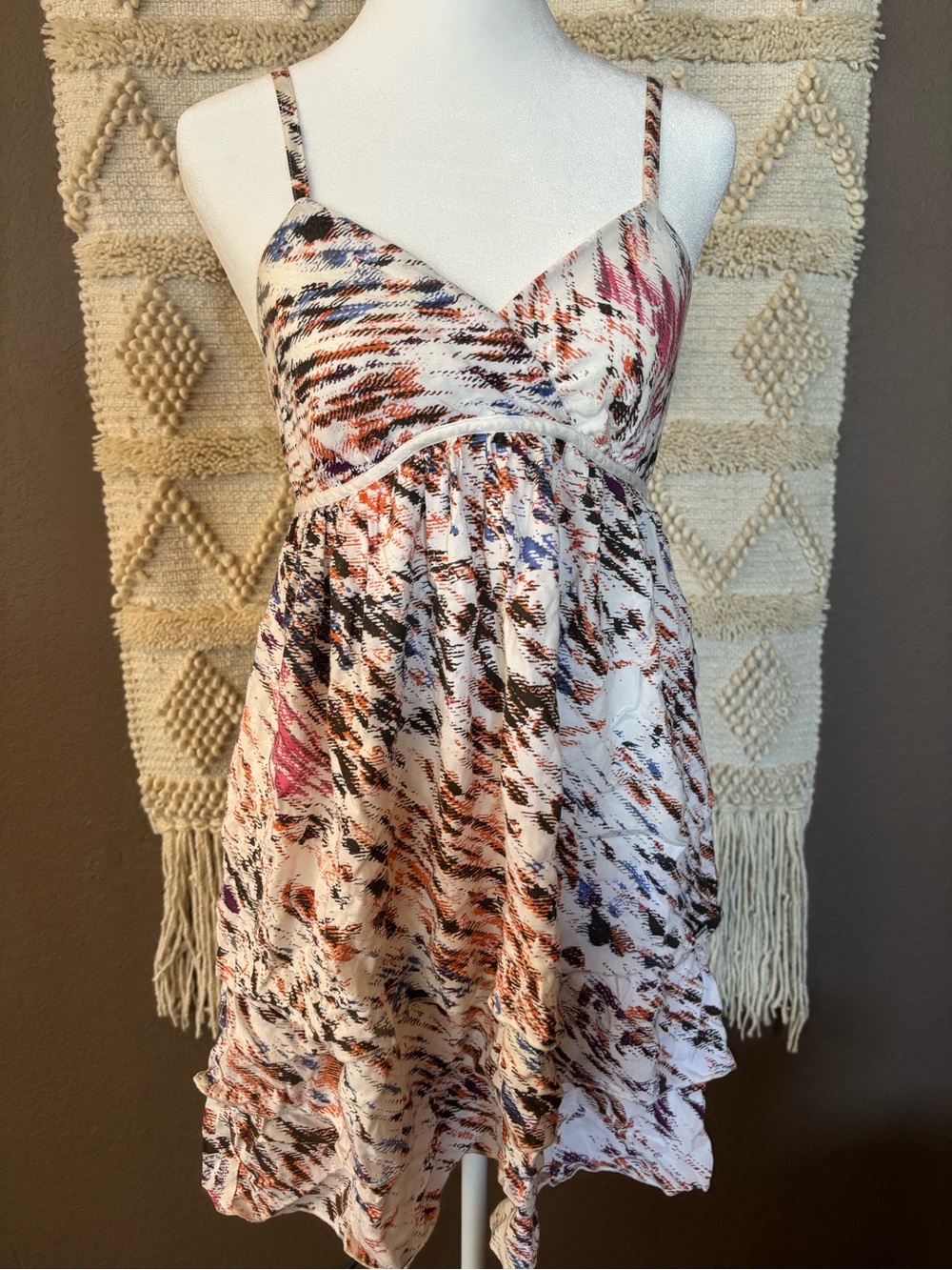 Hang Ten Cotton Empire Waist Mini Dress – Size Small